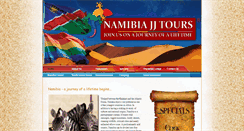 Desktop Screenshot of namibiajjtours.com